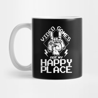 Video Games Are My Happy Place Mug